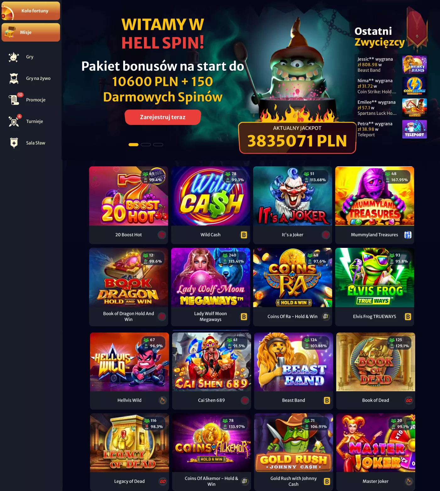 Hellspin Casino | Ciesz się grą i wygrywaj więcej